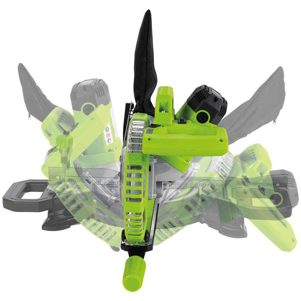 Zipper ZI-KGS210DS 230V Dual-Speed Sliding Mitre Saw 210mm Image 4