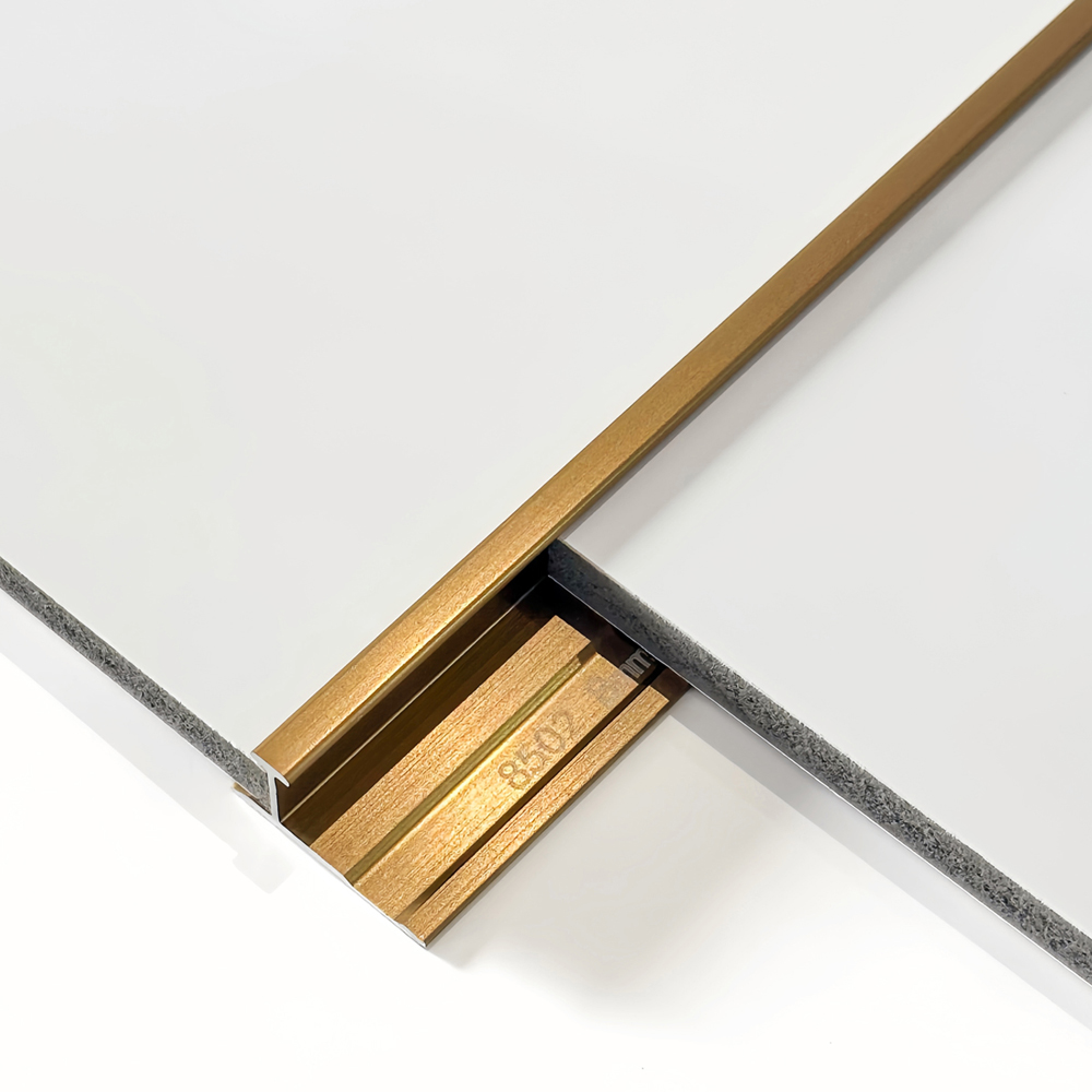 Britwall I-Bar Gold Aluminium Trims 3000mm Image 3