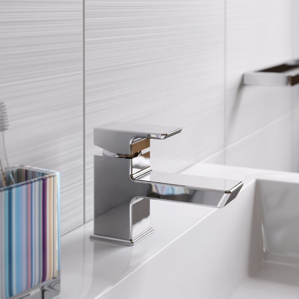 Bristan Cobalt Chrome Basin Mixer with Clicker Waste Image 5