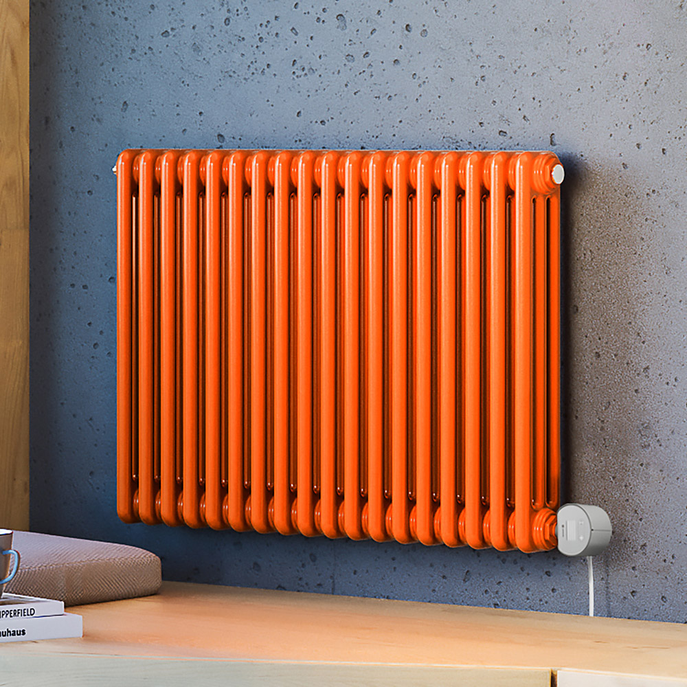 Terma Colorado Wi-Fi Orange 3 Column Deep Electric Radiator 1000W 600 x 834mm Image 2