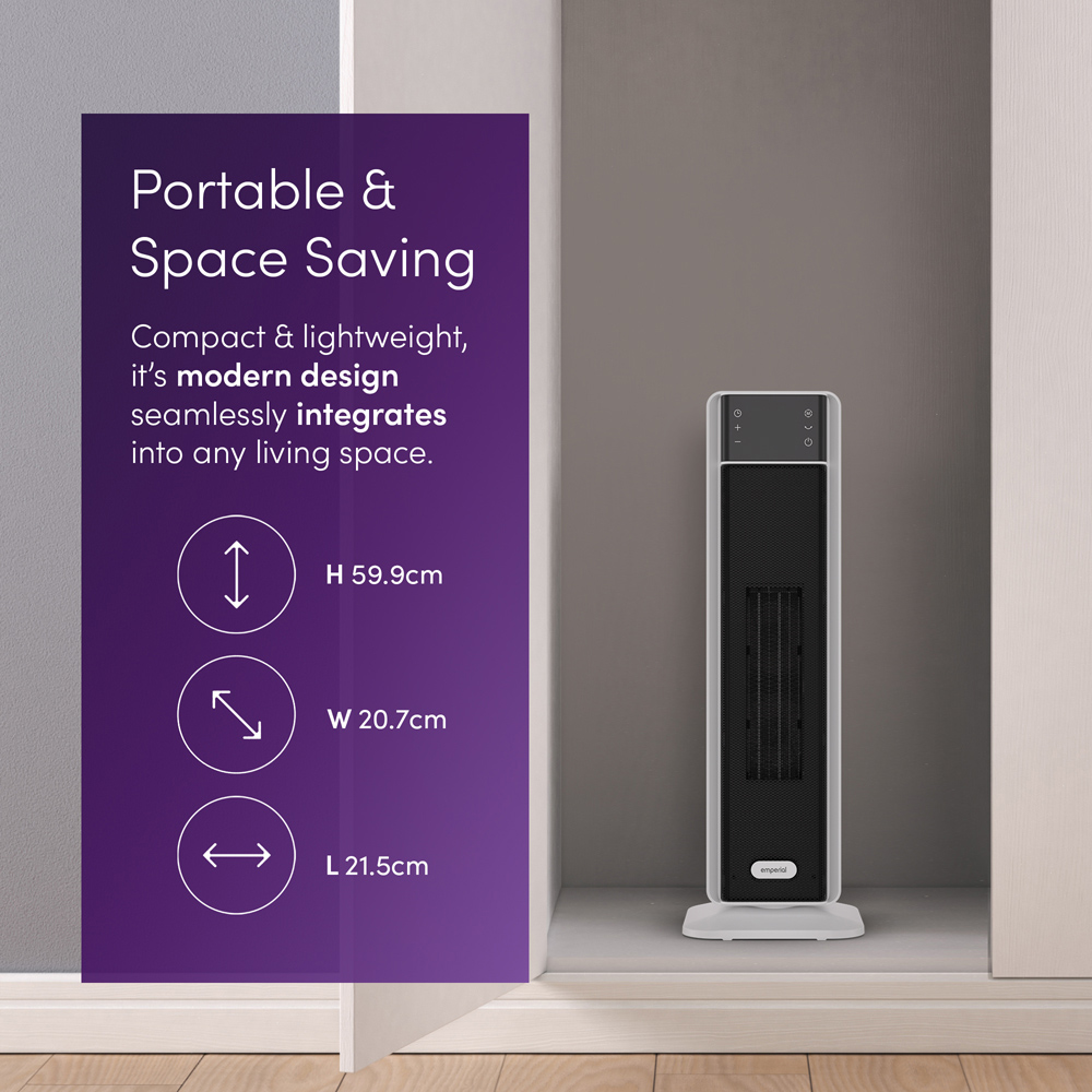 Emperial Tower Fan Heater with Remote Control 2000W Image 9