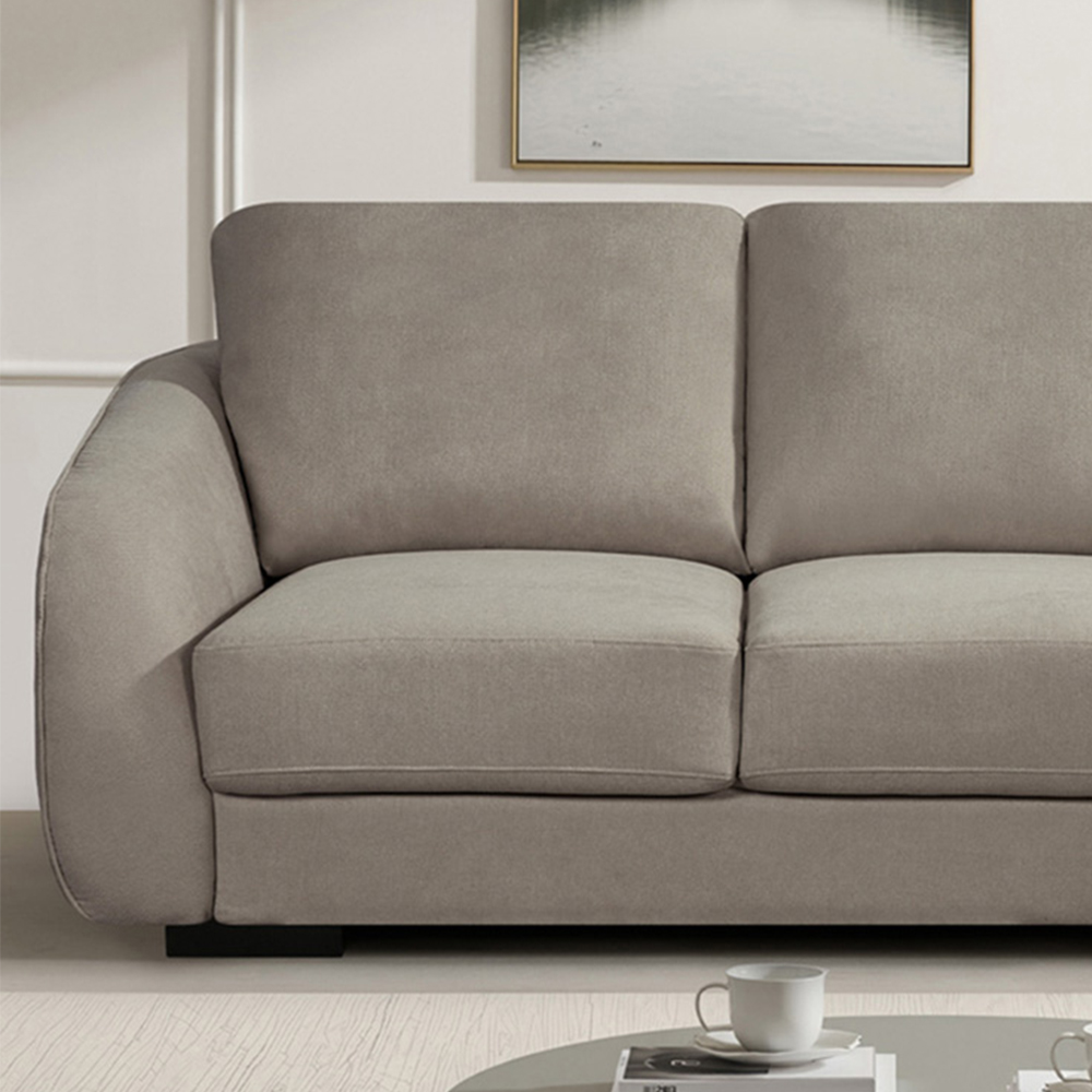 Artemis Home Fairview 2 Seater Brown Fabric Sofa Image 2