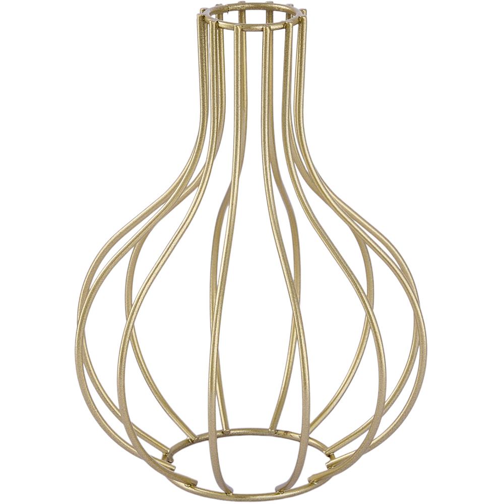 Living and Home Single Tube Gold Iron Frame Hydroponic Plant Propagation Station Image 4
