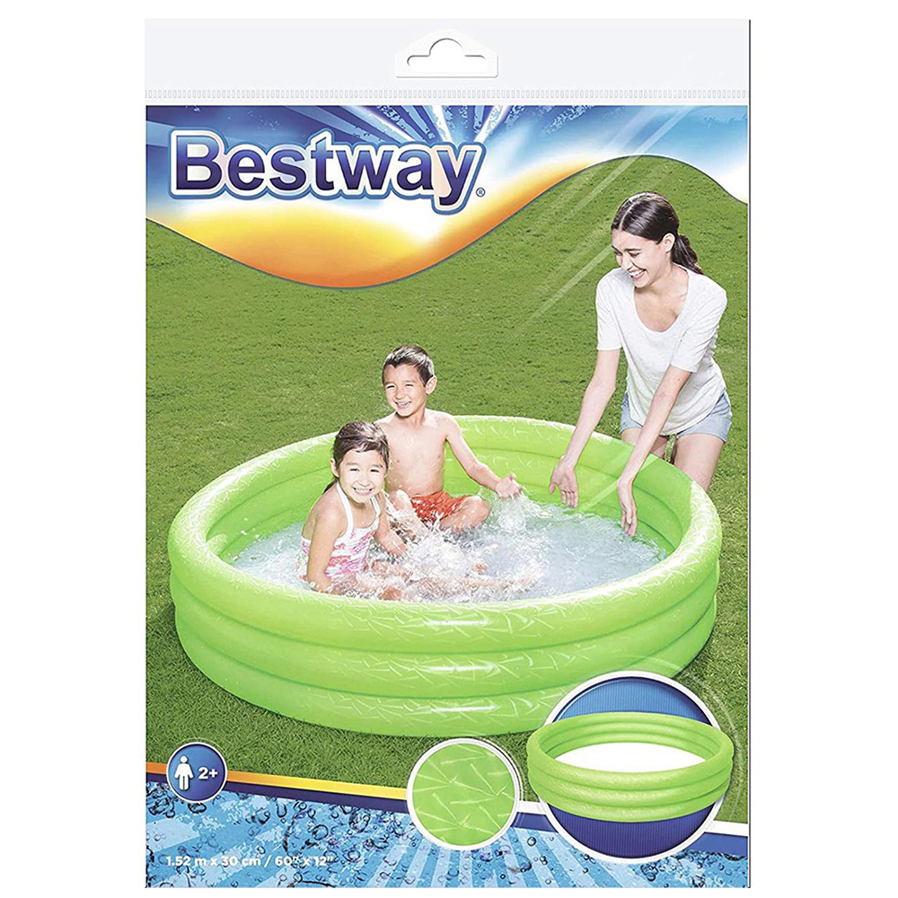 Bestway 3 Ring Kids Paddling Pool 152 x 30cm 2 Pack Image 7