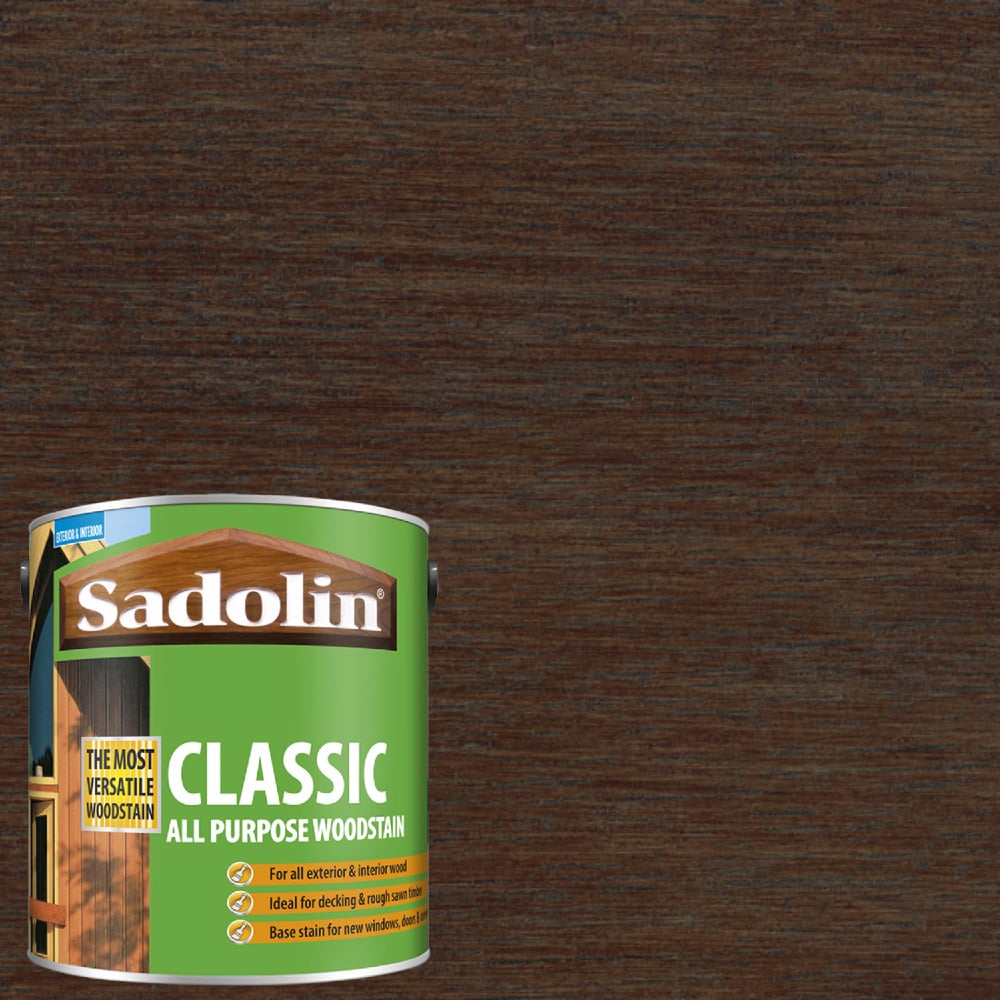 Sadolin Classic Teak All Purpose Matt Finish Woodstain 2.5L Image 4