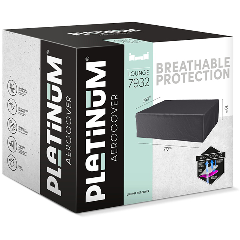 Platinum AeroCover Waterproof Lounge Set Cover 70 x 210 x 200cm Image 2