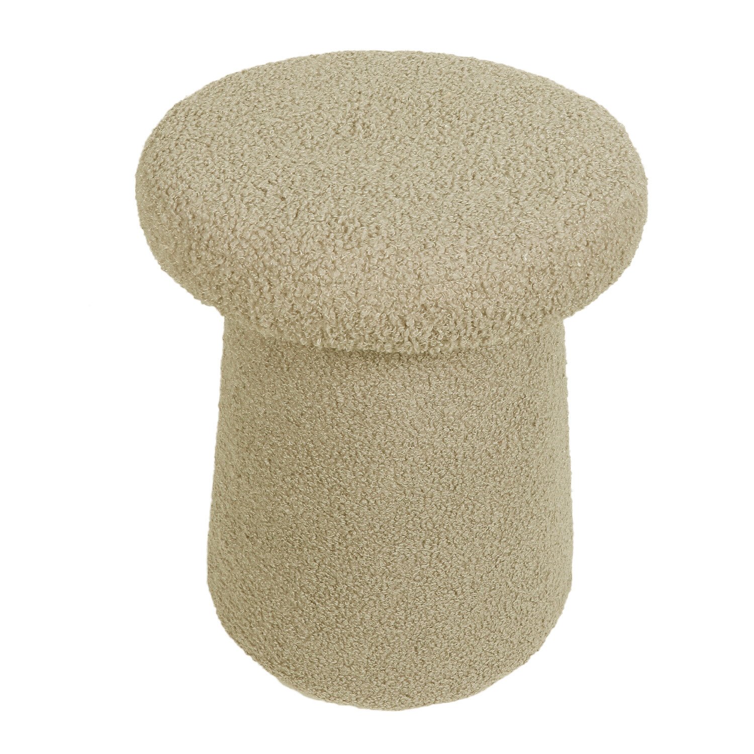 Taupe Mushroom Footstool Image 3