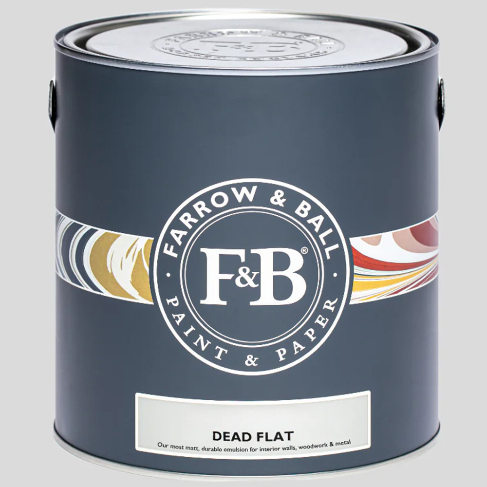 Farrow & Ball Dead Flat Blackened Matt Paint 2.5L Image 2