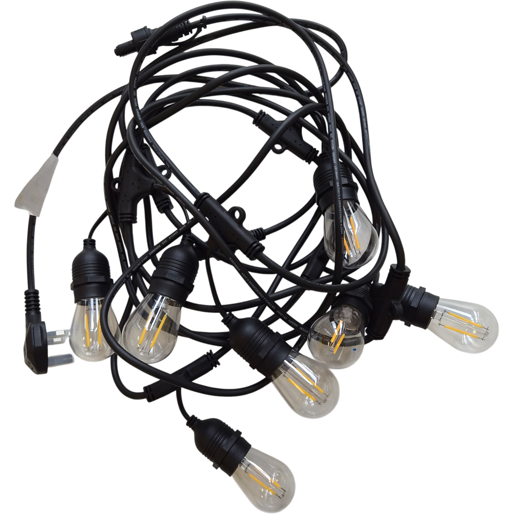 Lighting Legends Elite Warm White Connectable Festoon Outdoor String Light 7m Image 2