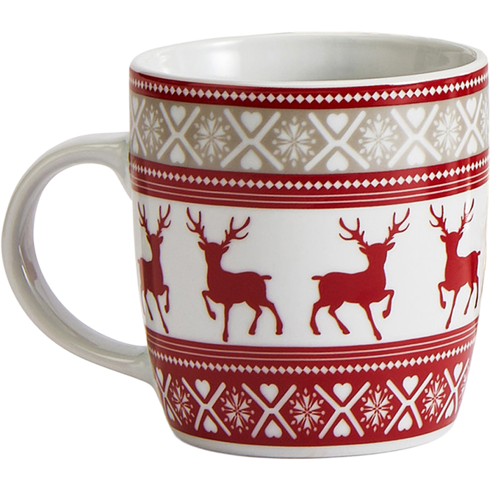 Waterside Nordic Reindeer Mug 4 Pack Image 3