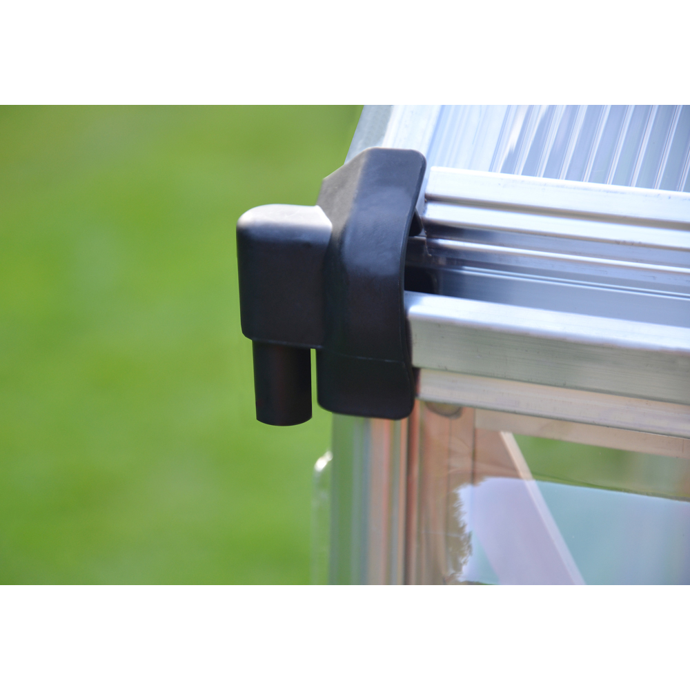 Palram Canopia Balance Silver Aluminium Polycarbonate 8 x 12ft Greenhouse Image 4