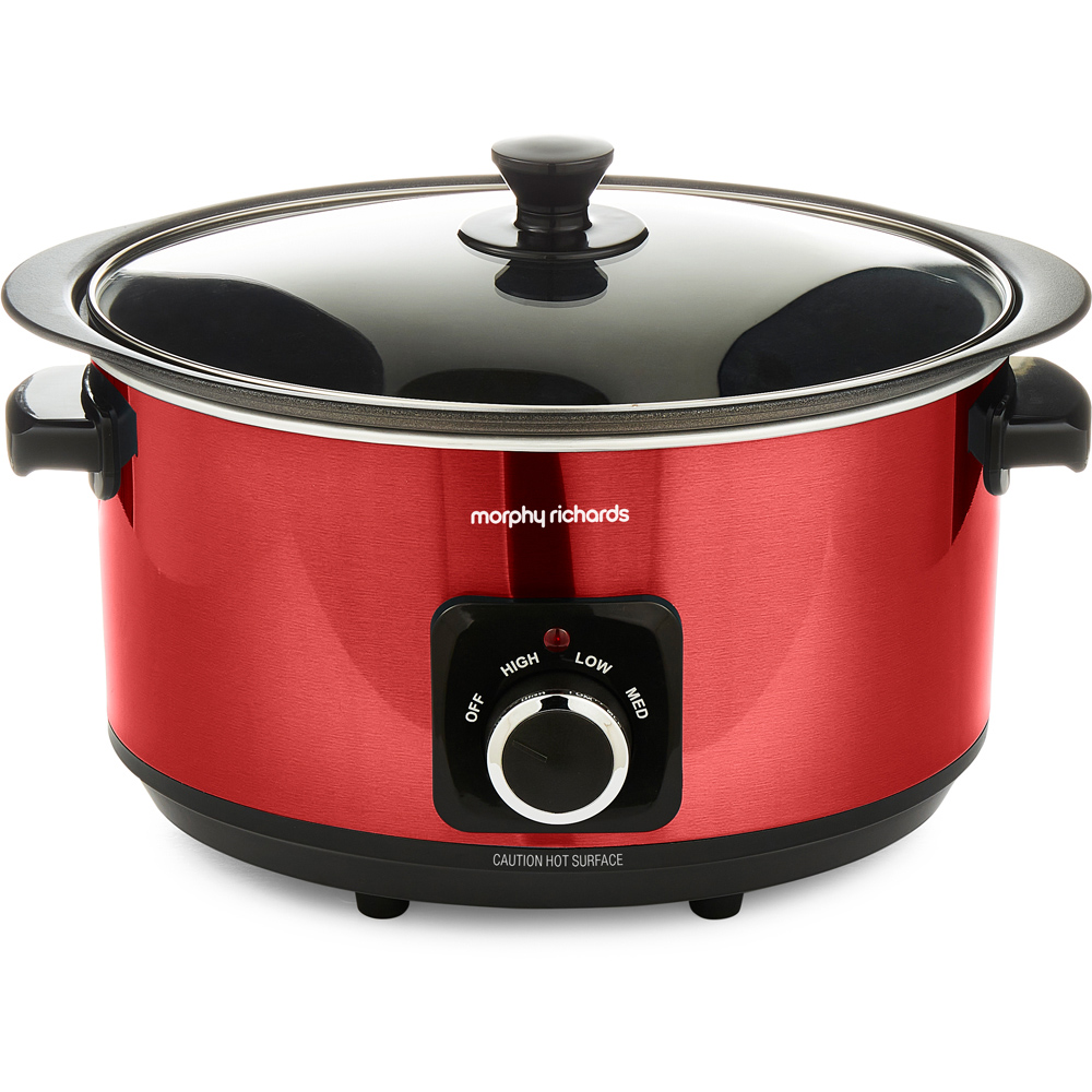 Morphy Richards Accents 461026 Red Sear and Stew 6.5L Slow Cooker 163W Image 5