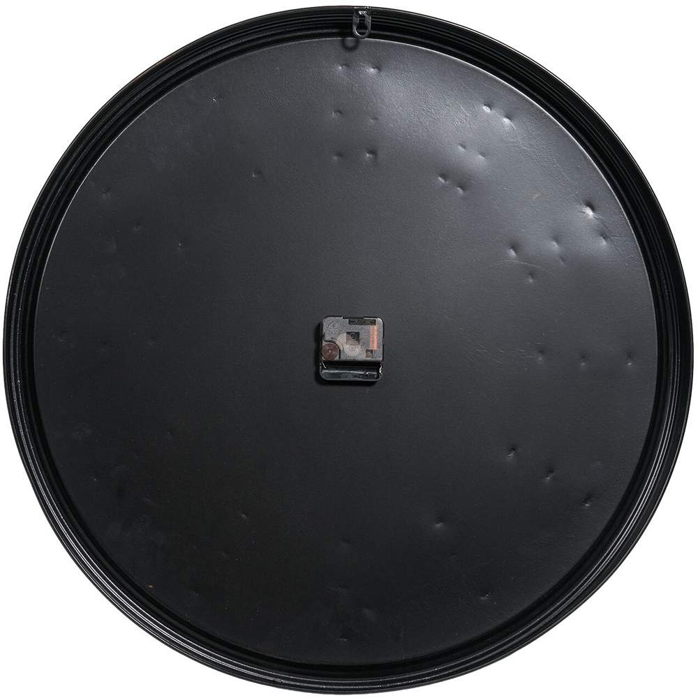 Black and Bronze Wall Clock Image 4