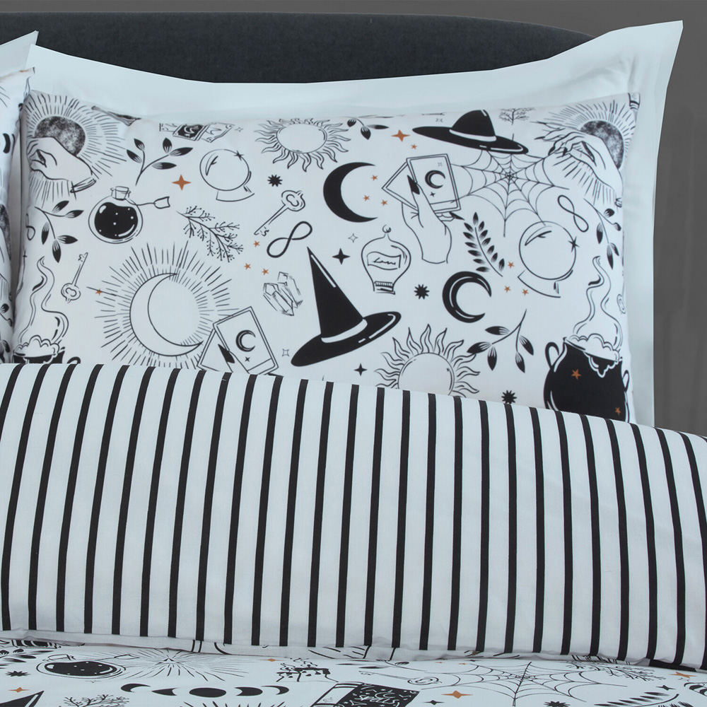 Spellbound Design Duvet Set Monochrome Superking Image 3
