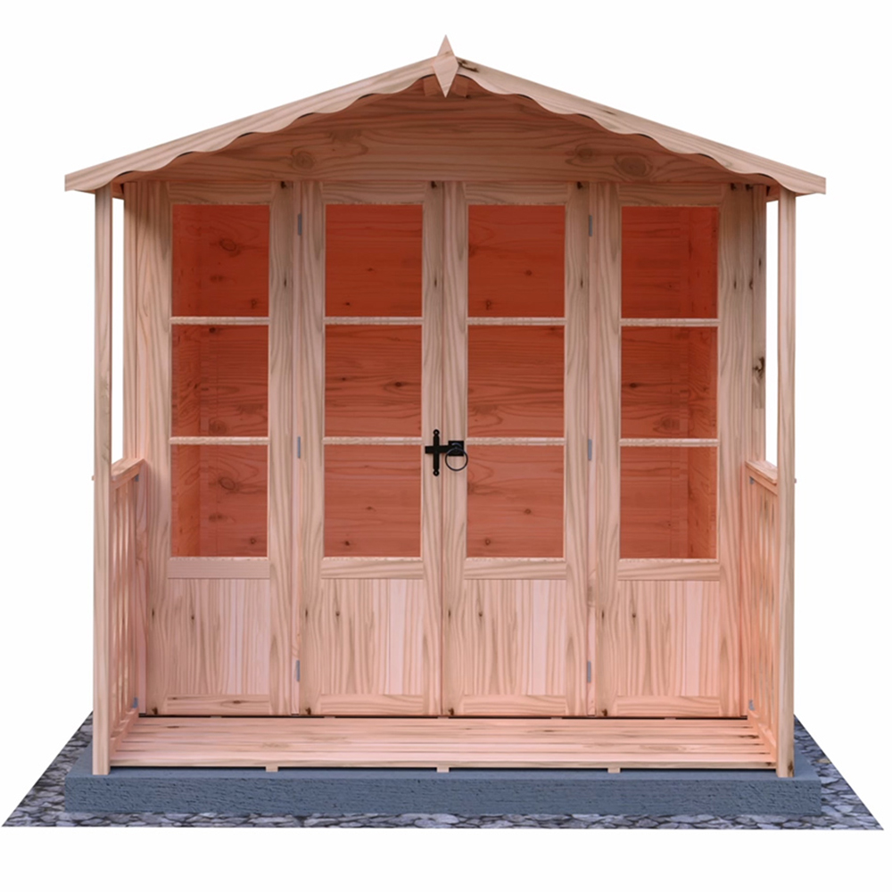 Shire 7 x 7ft Kensington Summerhouse with Veranda Image 3