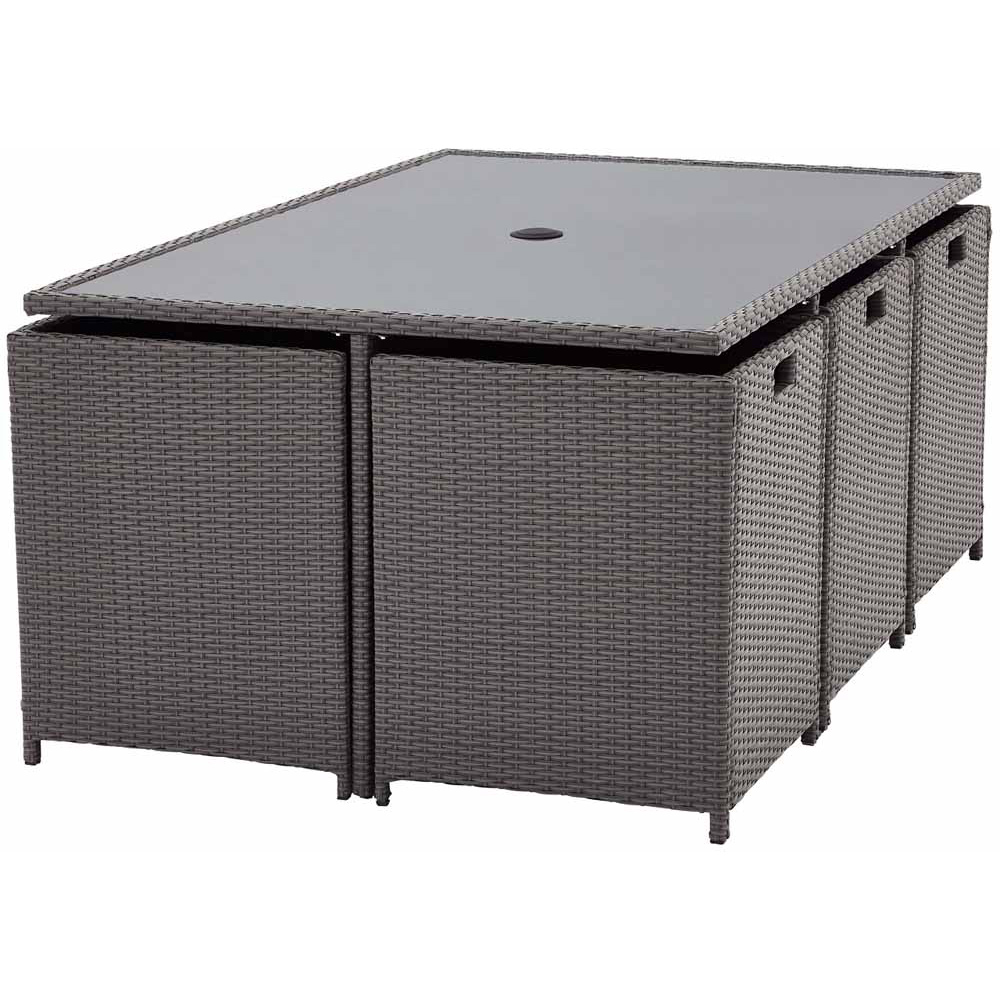 Nevada Grey 6 Seater Cube Set Image 3