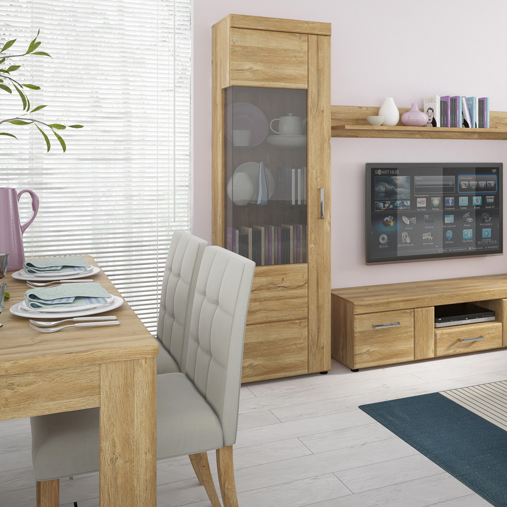 Florence Cortina 6 Seater 160 to 200cm Extending Dining Table Grandson Oak Image 4