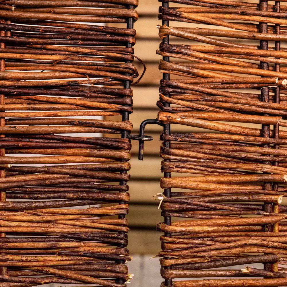 Samuel Alexander 116 x 61cm Single Willow Wheelie Bin Screen Image 4