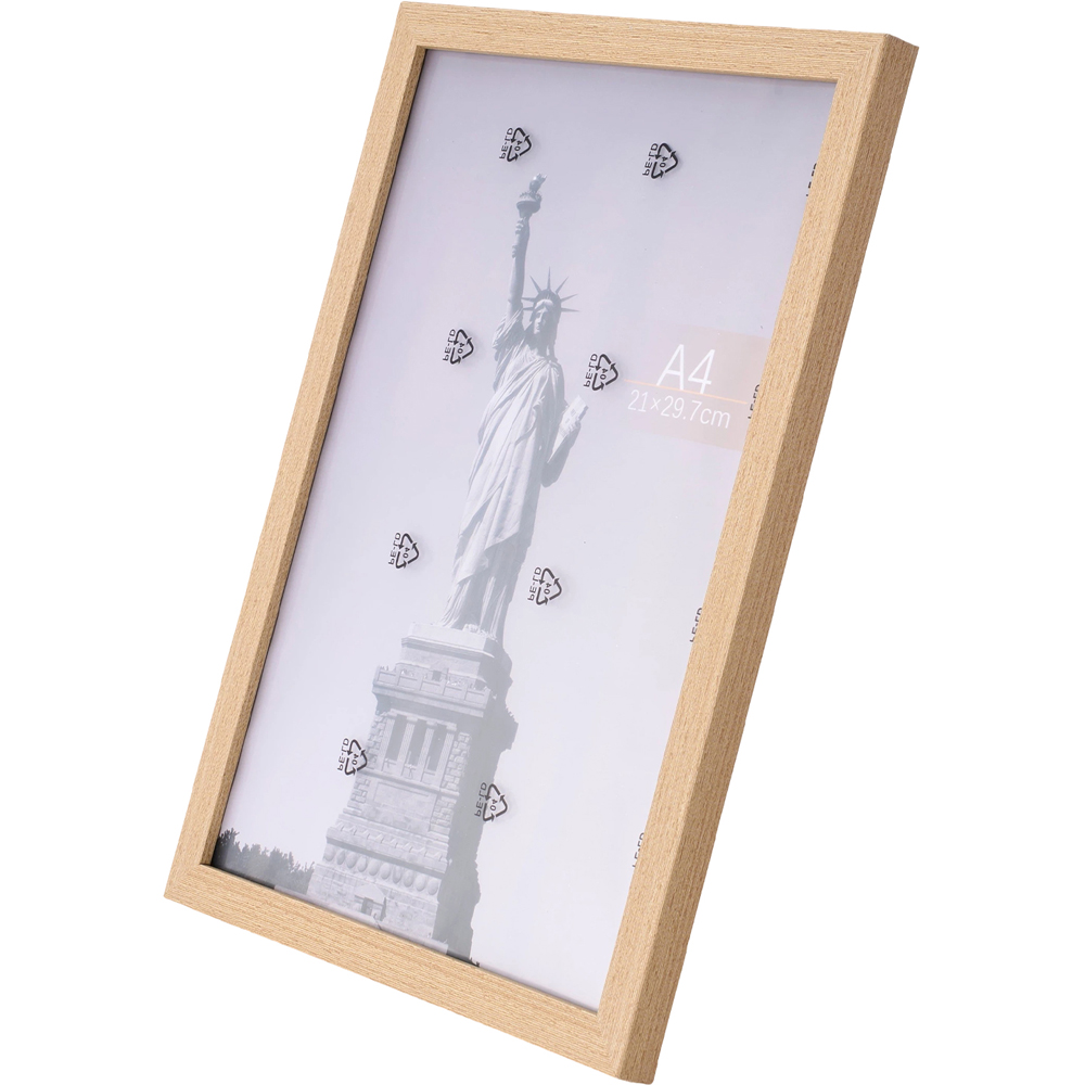 Living and Home Natural Wood Photo Frame 8.3 x 11.7 inch 5 Pack Image 3