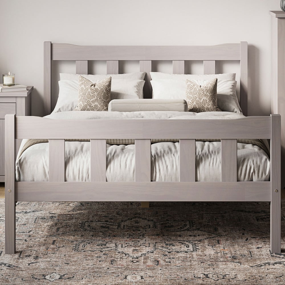 Havana Double Grey Bed Frame Image 1