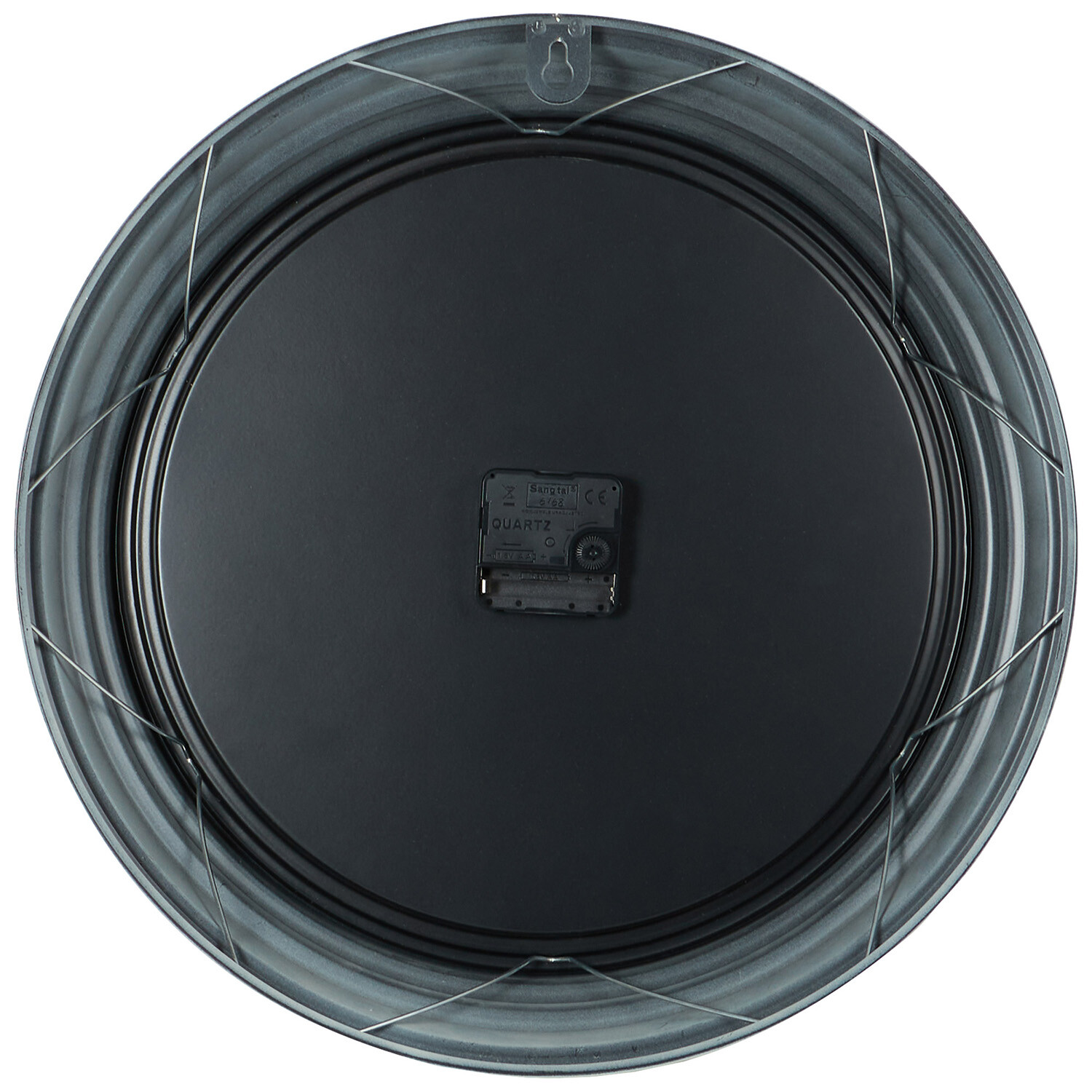 Iron Wall Clock 40cm - Black Image 3