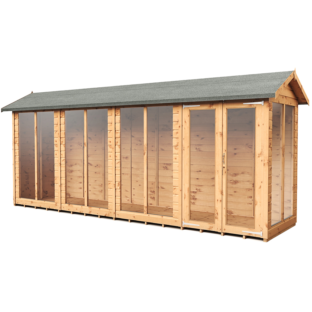 Empire Sheds 4 x 16ft Double Door Tongue and Groove Wooden Apex Garden Shed Image 1