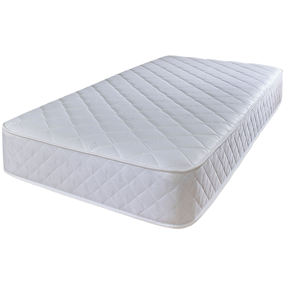 Extreme Comfort Cooltouch European Single Diamond White Foam Free Open Coil Spring Mattress Image 1