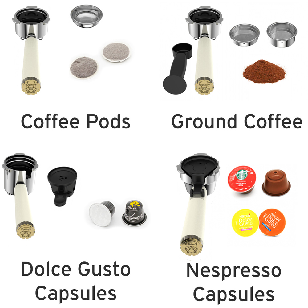 Kaiser Empire Ivory Espresso Coffee Machine Image 9