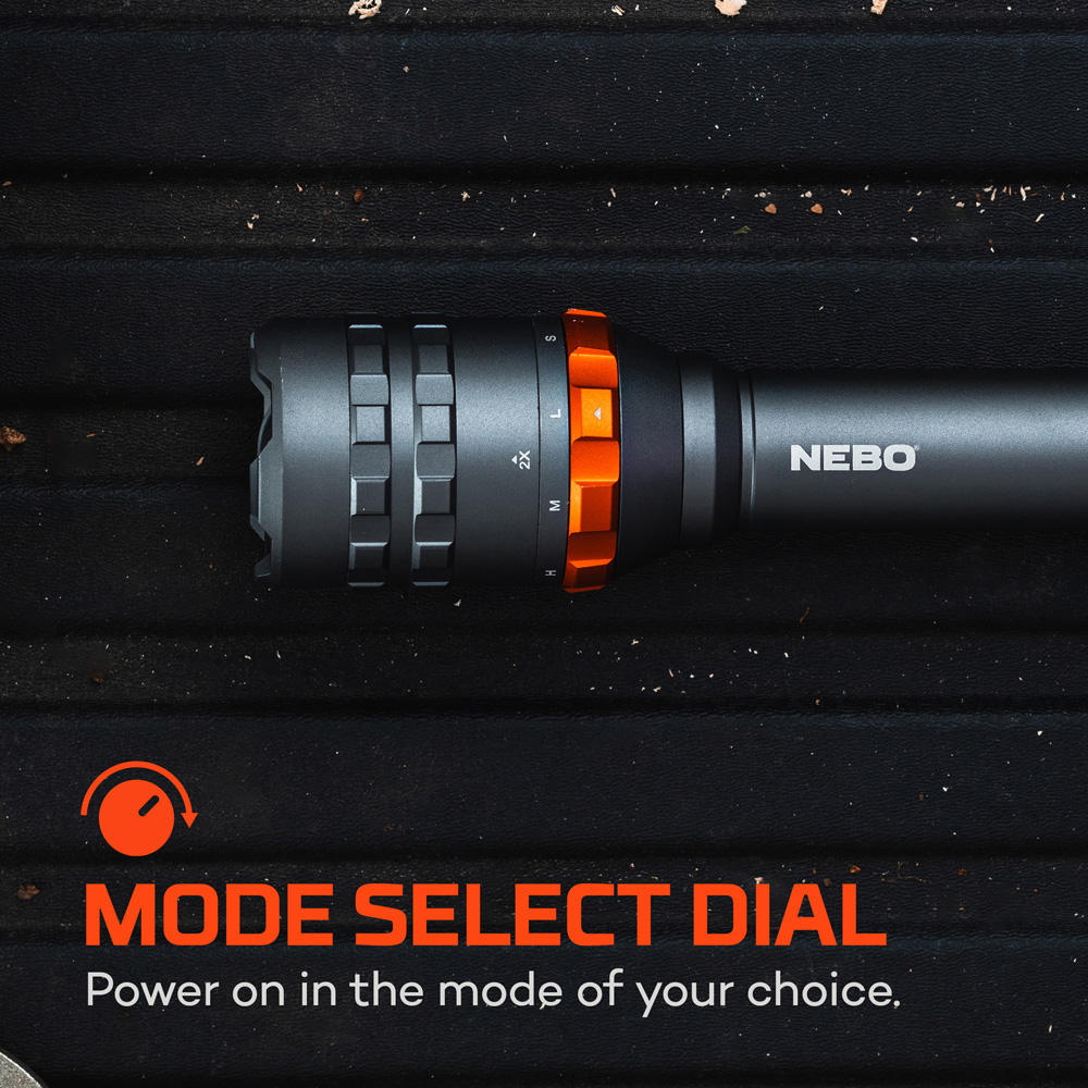 Nebo Davinci 3500 3500 Lumens Rechargeable LED Torch with 3x Zoom and Power Bank Image 9