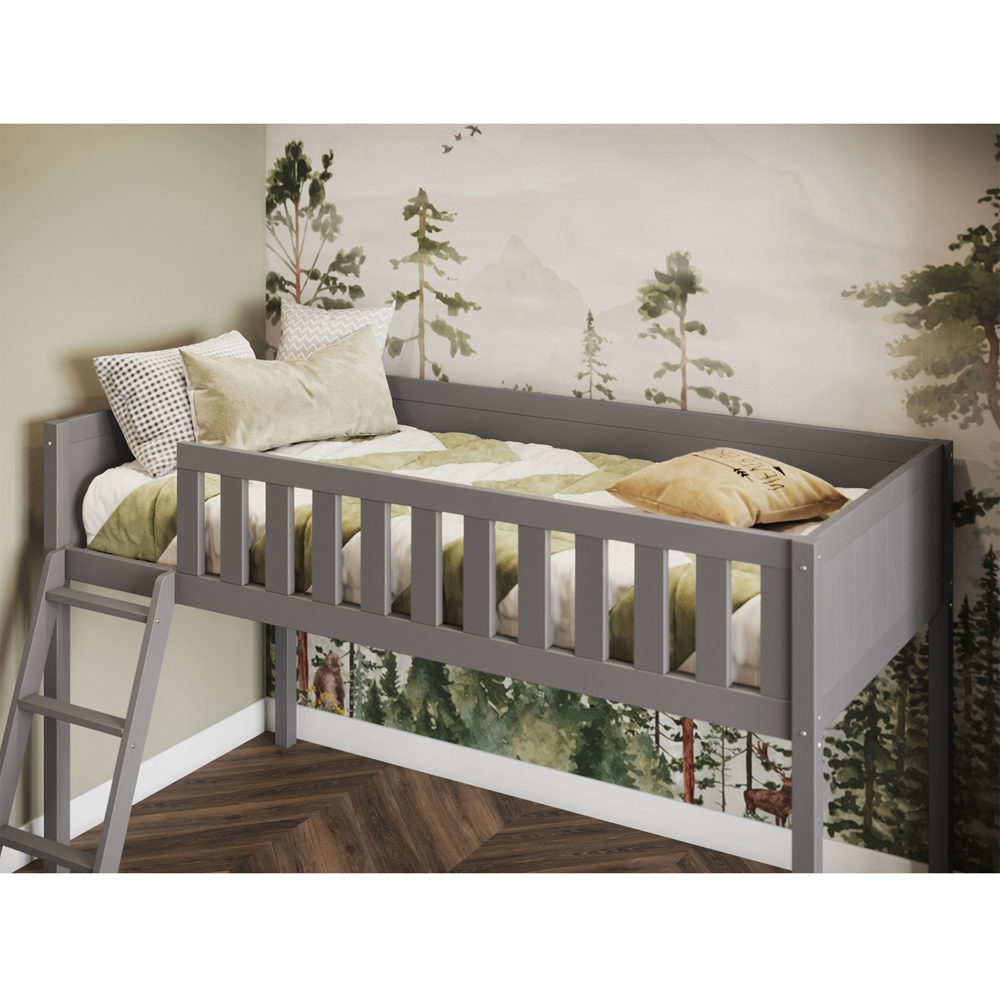 Flair Bea Grey Wooden Mid Sleeper Cabin Bed Image 2