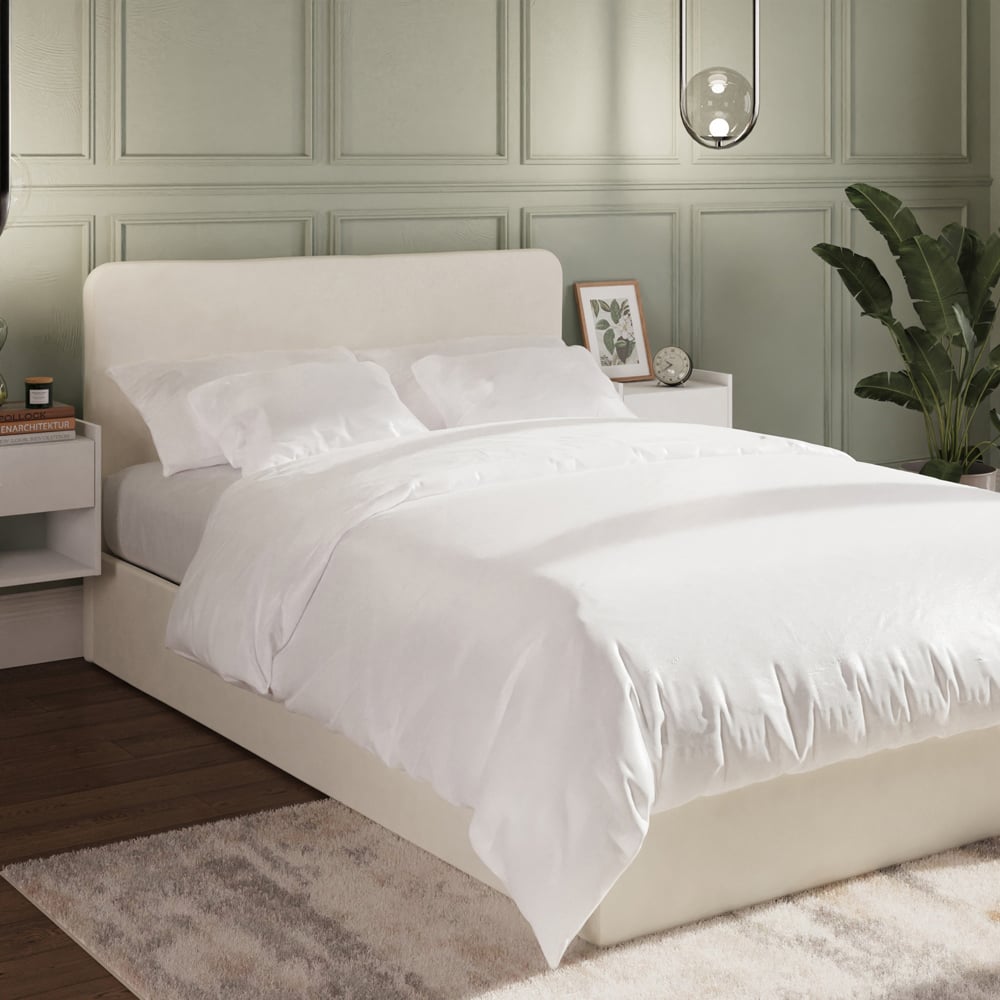 GFW Chiswick King Size Natural Ottoman Bed with SC Pocket Sprung Mattress Image 9