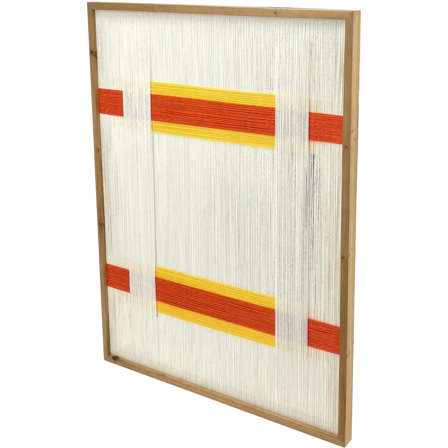 Abstract Woven Modern Framed Art Assorted Image 5