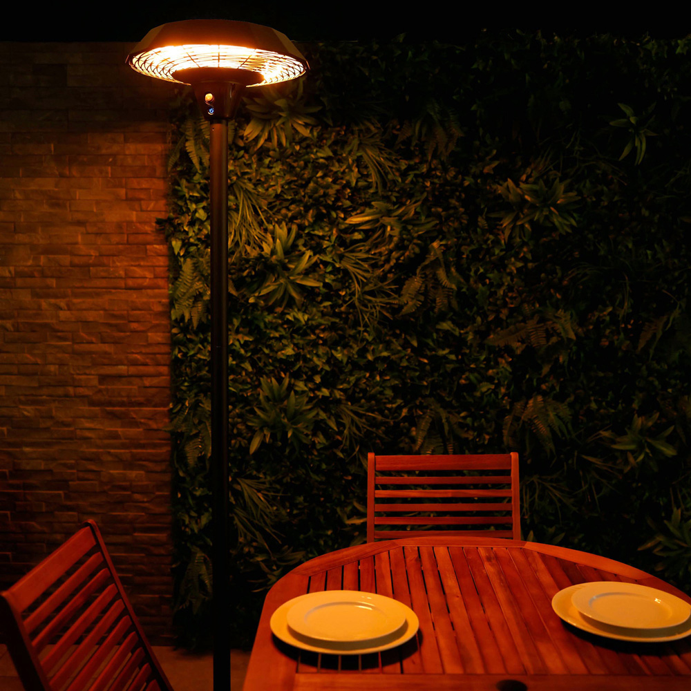 Charles Bentley Electric Floor Standing Patio Heater Image 2