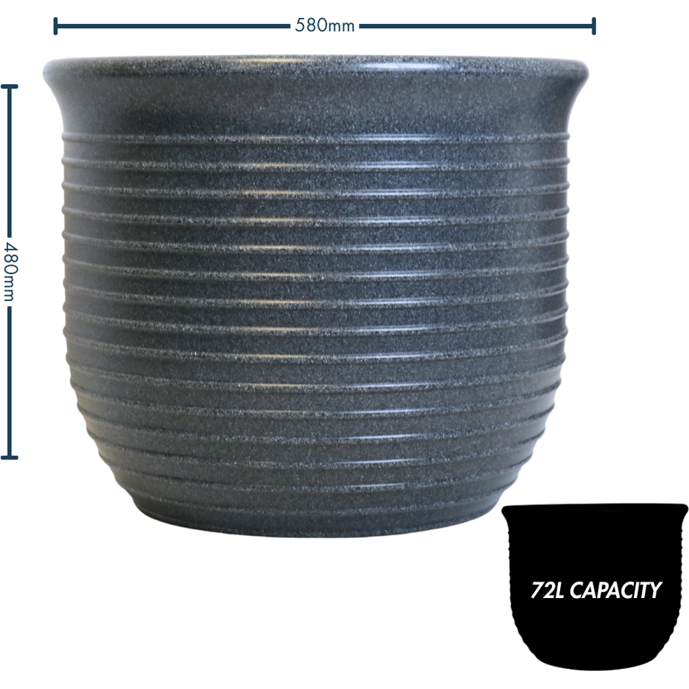 Trifibre Blenheim Granite Roto Moulded Planter 48 x 58cm Image 7