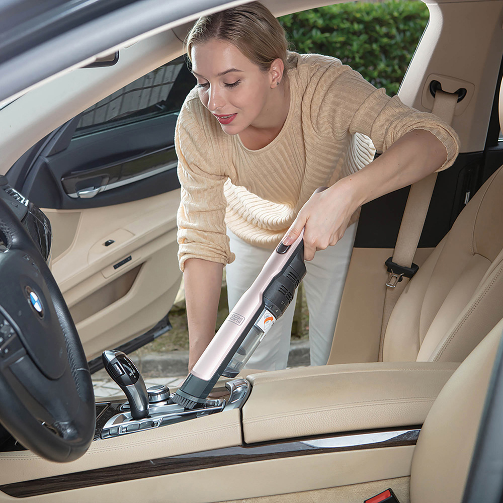 Black+Decker BD0320 10.8V Rose Gold Brushless Hand Vacuum Cleaner Image 2