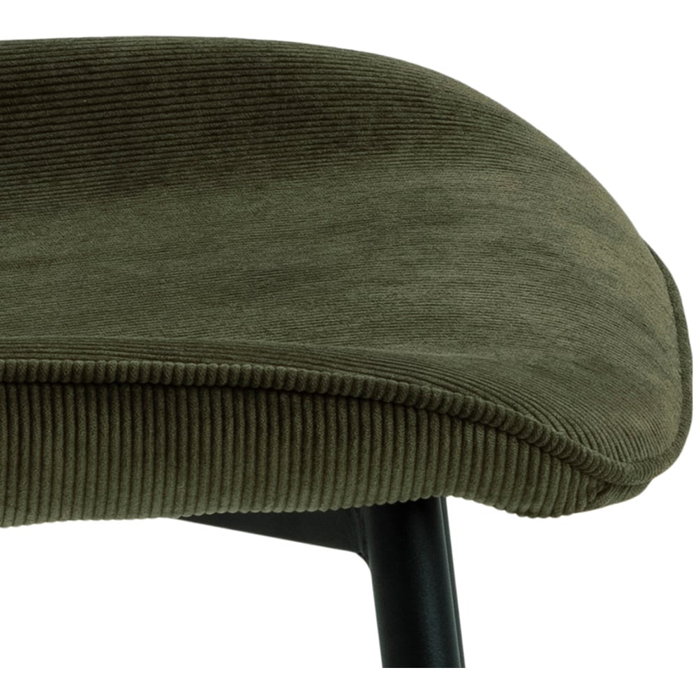 Florence Femke Set of 4 Olive Green Dining Chair Image 5