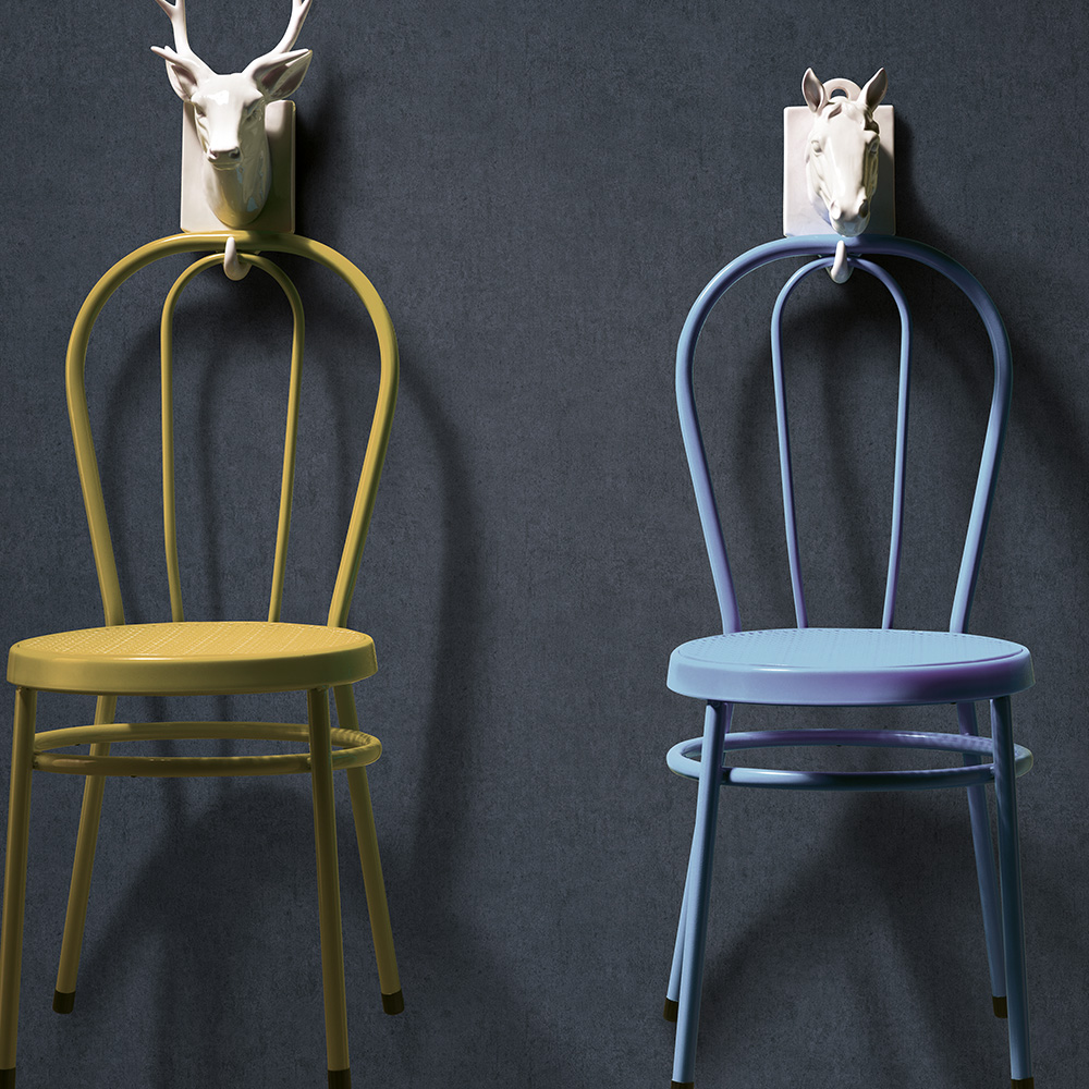 Erismann Savannah Textured Plain Anthracite Non Woven Wallpaper Image 3