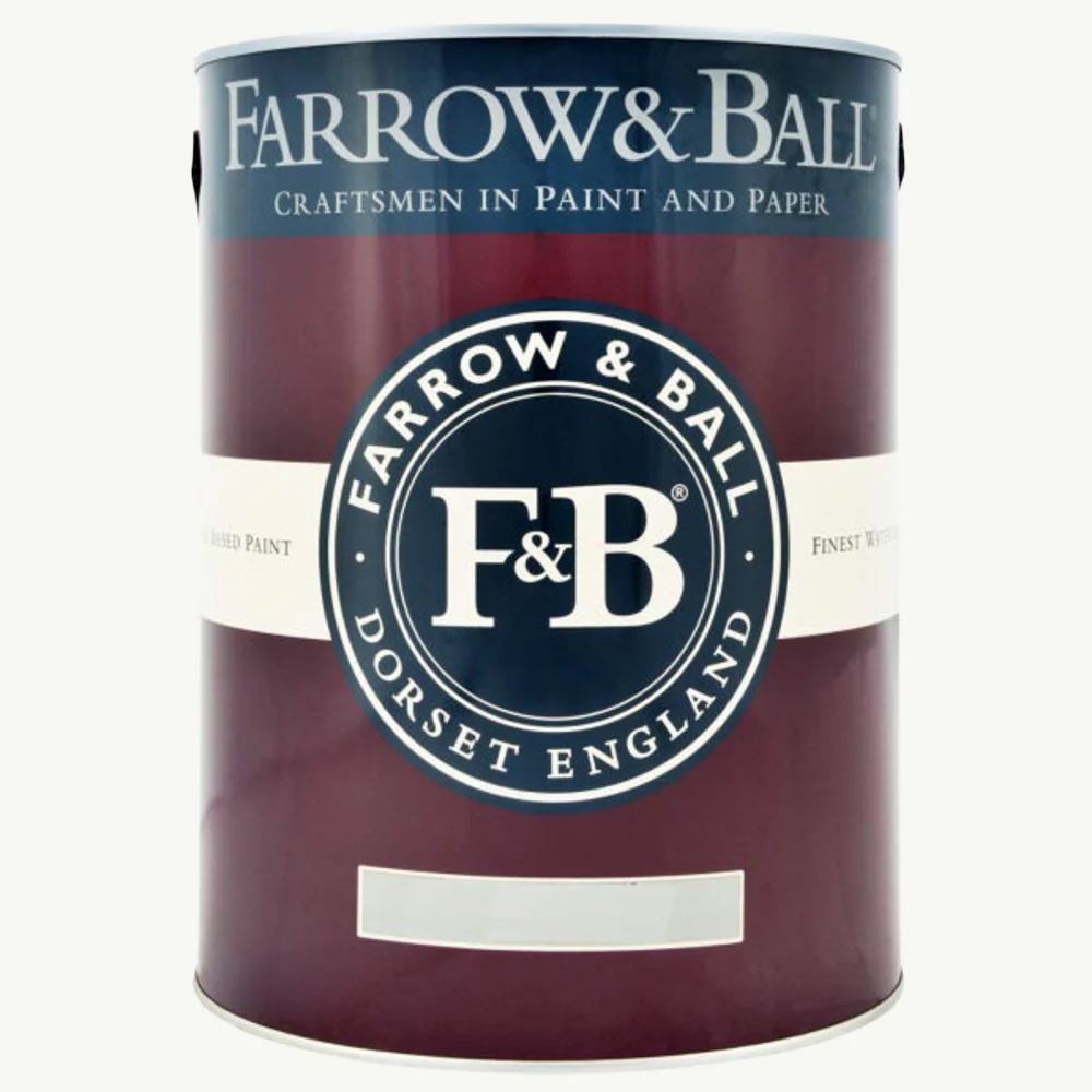 Farrow & Ball Modern Eggshell All White Satin Paint 5L Image 2