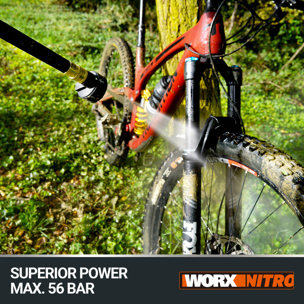 Worx Nitro HydroShot WG633E.9 20V Cordless Brushless Pressure Cleaner 56 Bar Image 3