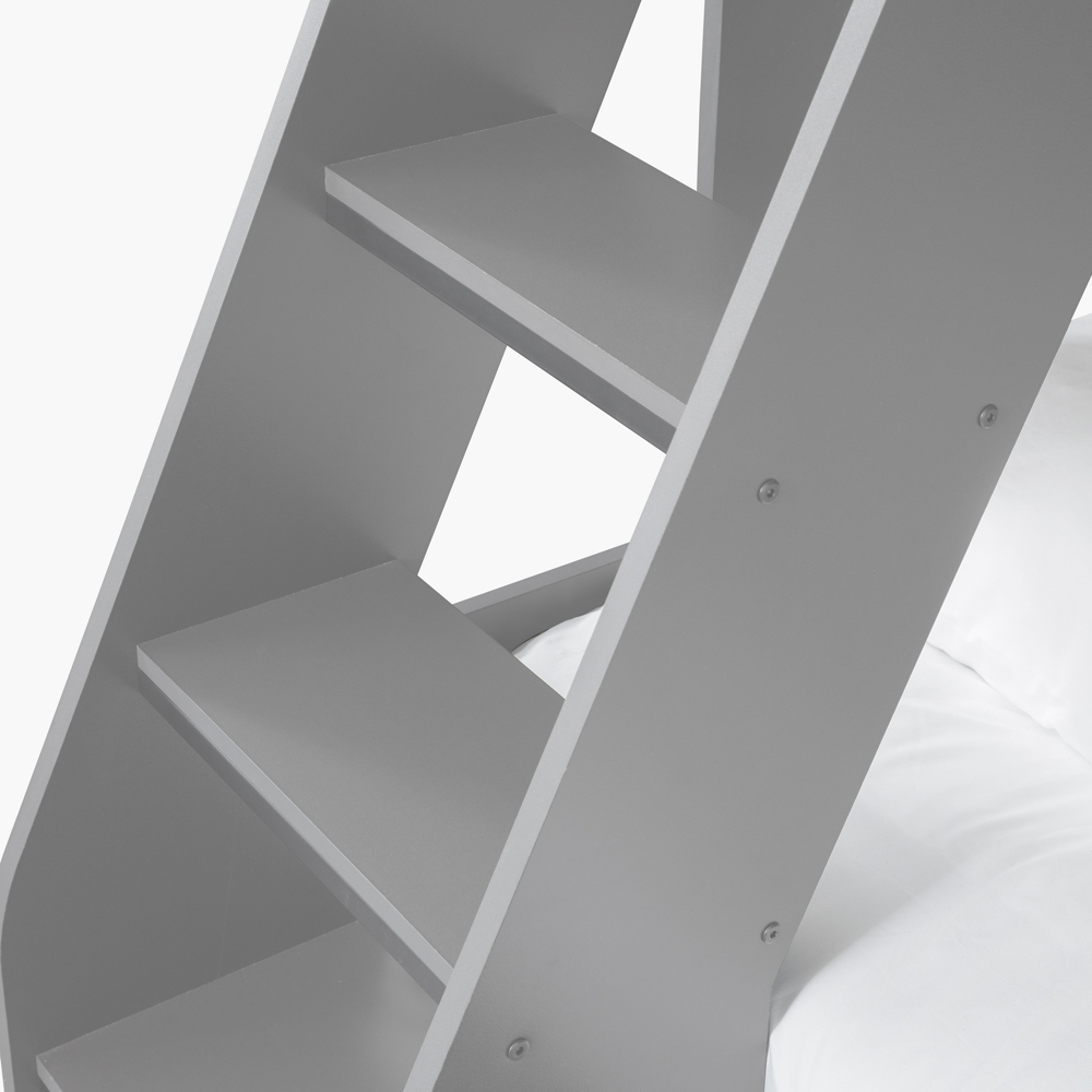 Julian Bowen Domino Light Grey Triple Sleeper Bunk Bed Image 6