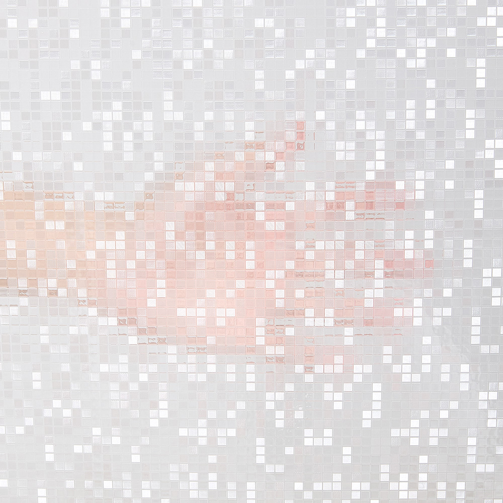 Living and Home Small Mosaic 3D PVC Self Adhesive Privacy Glass Window Film 200 x 61cm Image 7