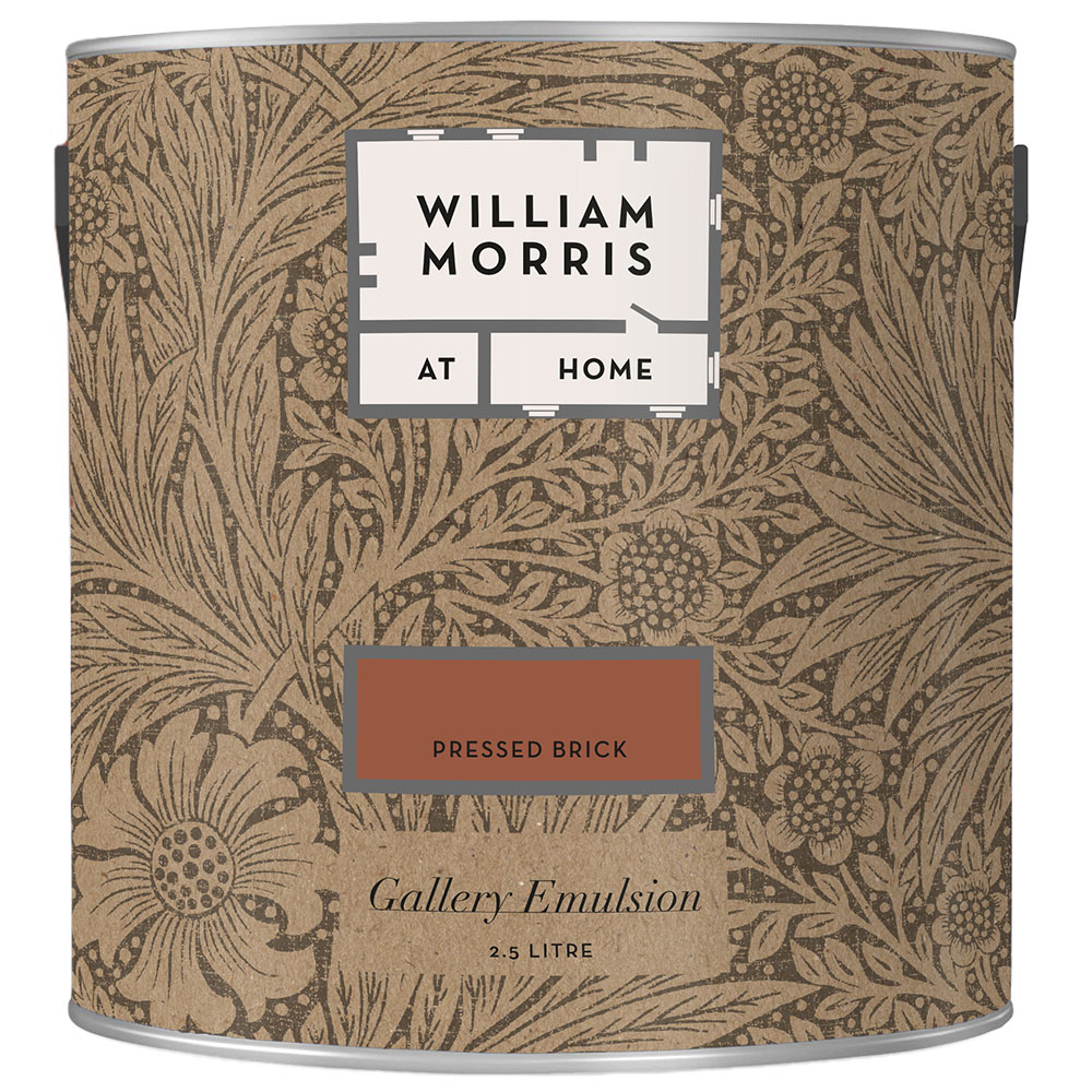 William Morris At Home Pressed Brick Gallery Emulsion Paint 2.5L Image 2