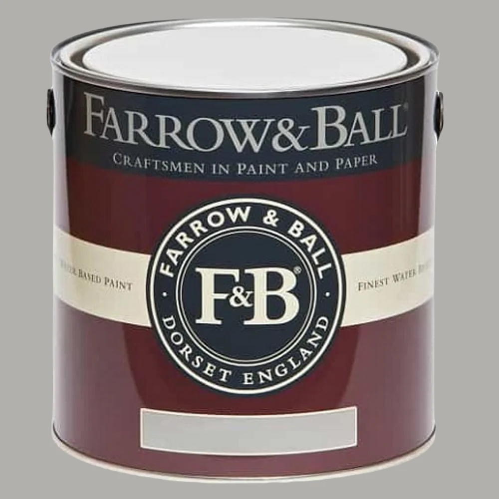 Farrow & Ball Estate Eggshell Lamp Room Grey Satin Paint 2.5L Image 2