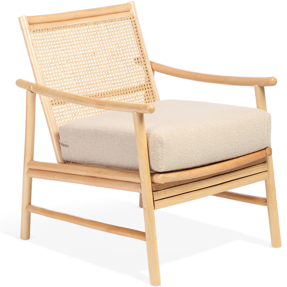Desser Borneo Natural Boucle Rattan Chair Image 2