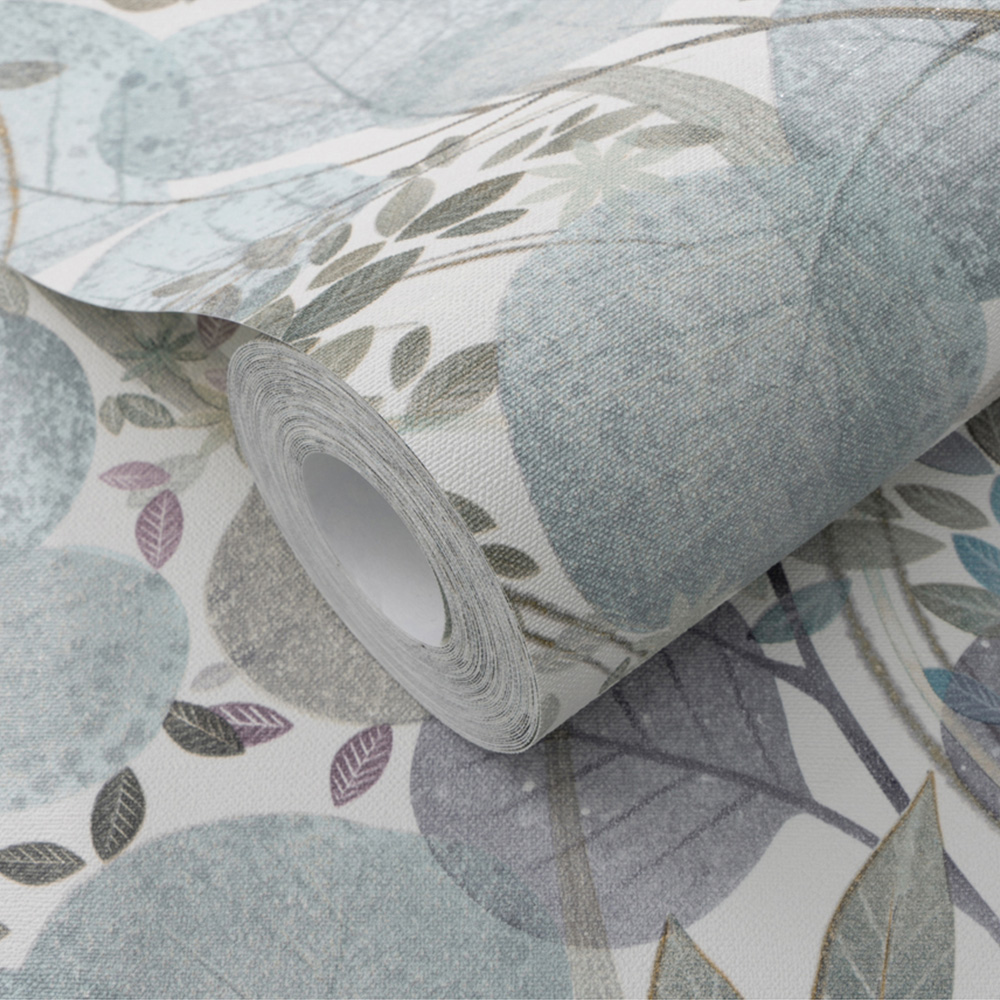 Erismann Secret Grove Soft Blue Wallpaper Image 2