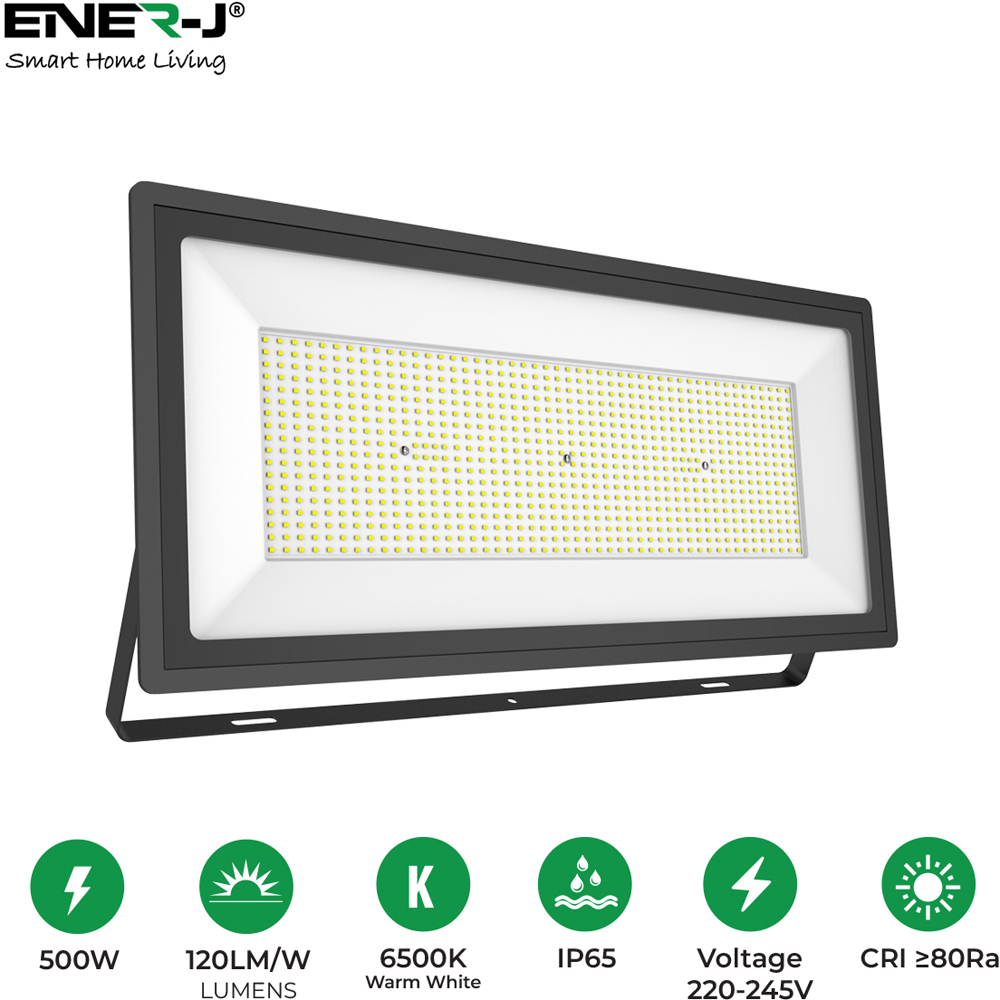 EnerJ 6500K 500W LED SMD Non PIR Floodlight Image 5