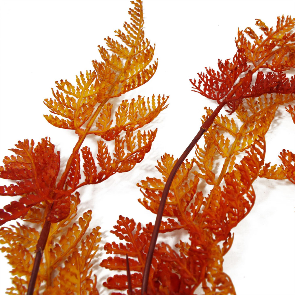 Leaf Autumn Orange Artificial Hanging Plant 3.2ft Image 3