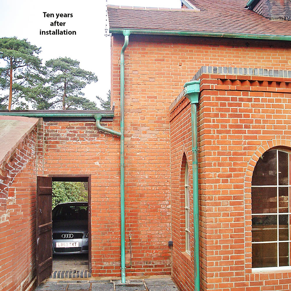 Metal Gutta Copper Downpipe 6 Pack Image 7