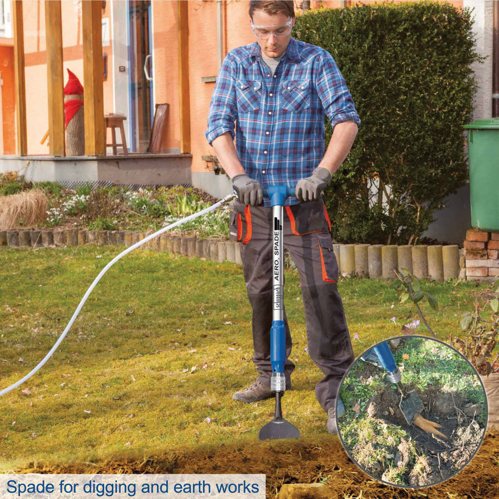 Scheppach Aero² Spade 27J 5-in-1 Pneumatic Air Spade Image 4