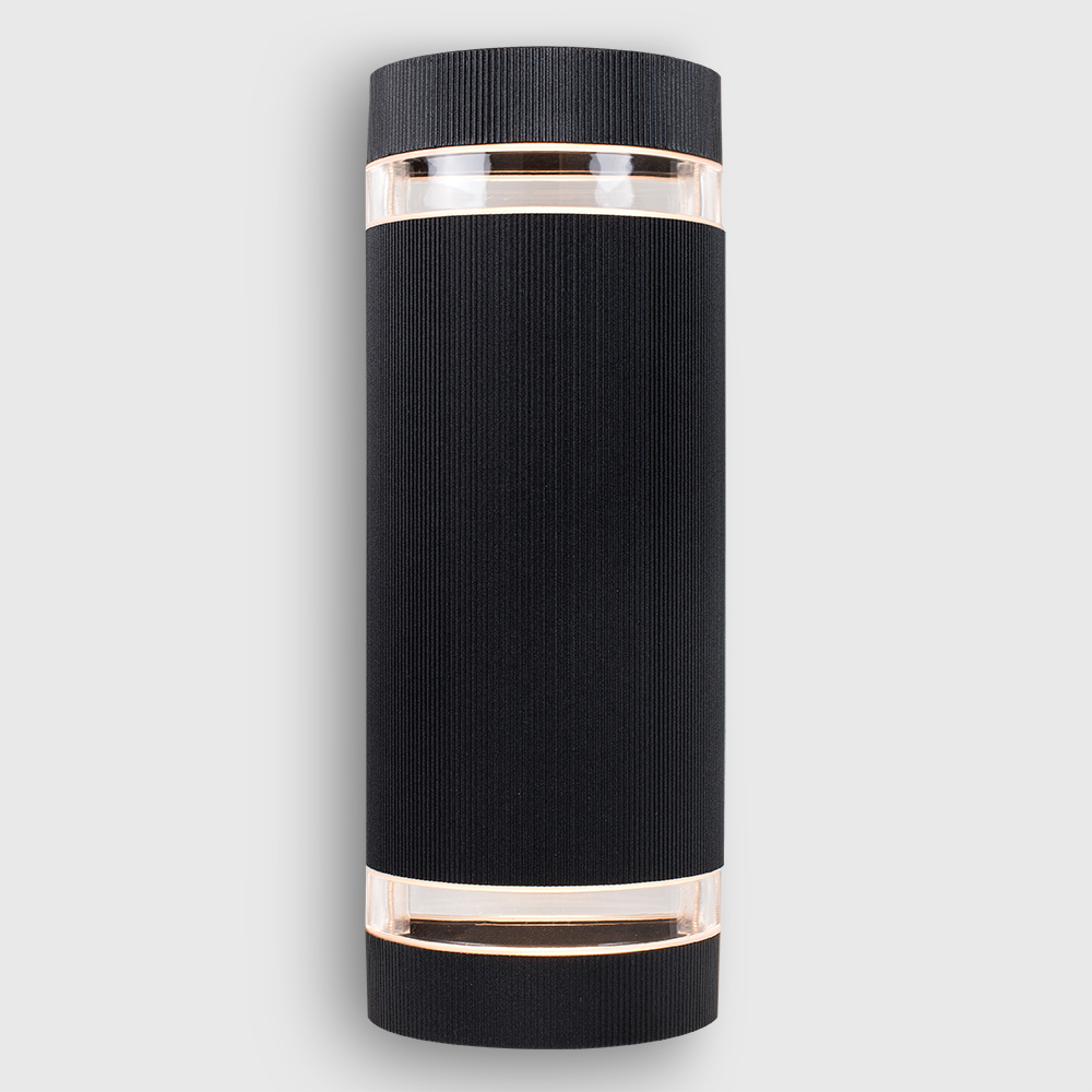 ValueLights Ryston Black Cool White Bulb Wall Up-Down Light Image 5